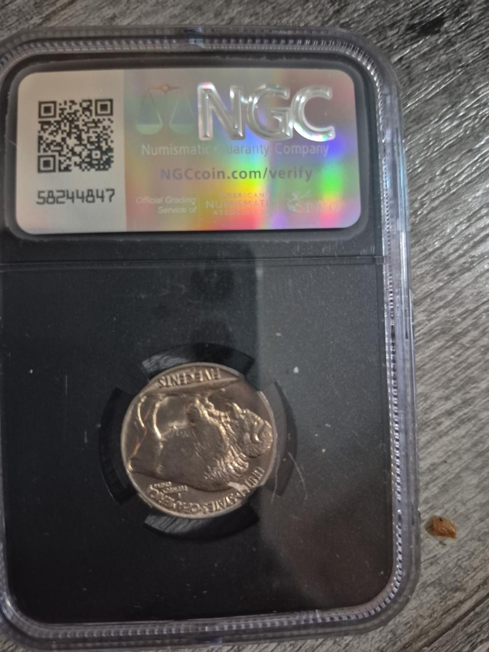 Certified Buffalo Nickel Coin - Gold-Toned - Picture 2 of 3